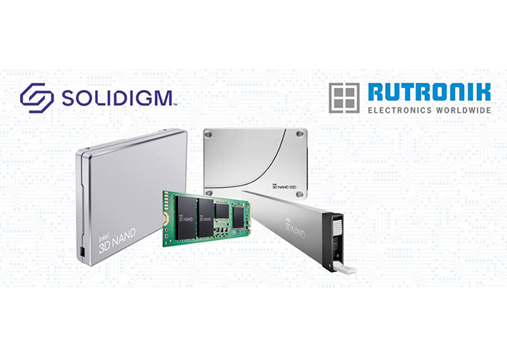 foto noticia Rutronik incorpora a su oferta las soluciones de almacenamiento optimizado de Solidigm.